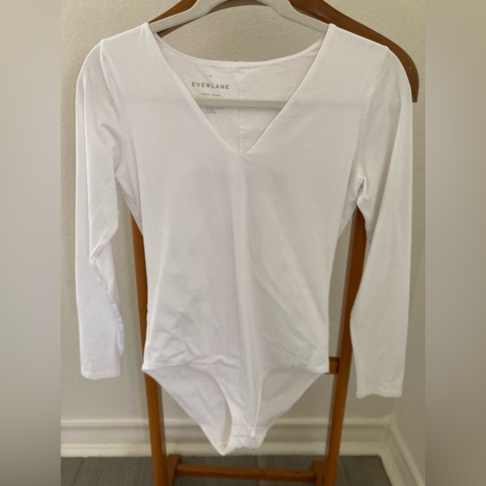 Everlane long sleeve bodysuit sz M